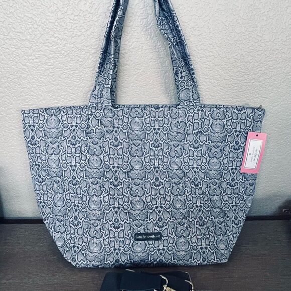 Simply Southern Gray Python Snake Tote Bag - Picture 9 of 10